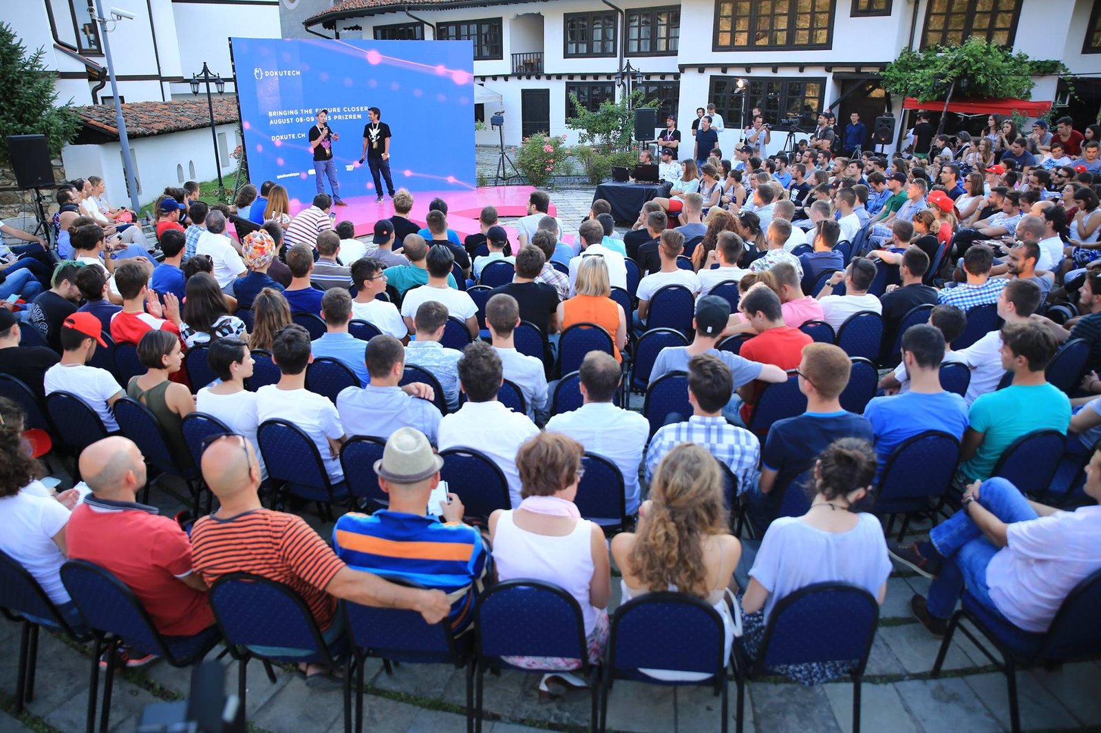 Kushtrim Xhakli and Vladan Joler at Doku.Tech