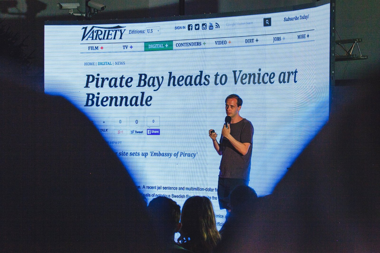 Peter Sunde at Doku.Tech